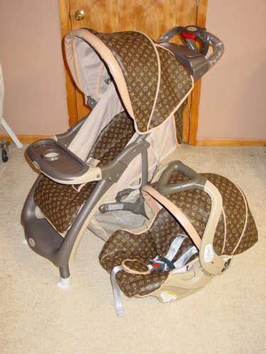 louis vuitton stroller and carseat.